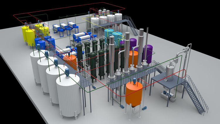 ligne de traitement du sirop de maltose