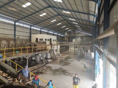 Nouveau projet de ligne de production d'amidon de tapioca dans une usine de transformation de manioc